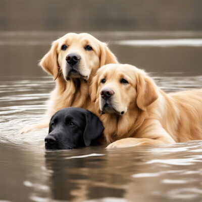 are golden retrievers water dogs